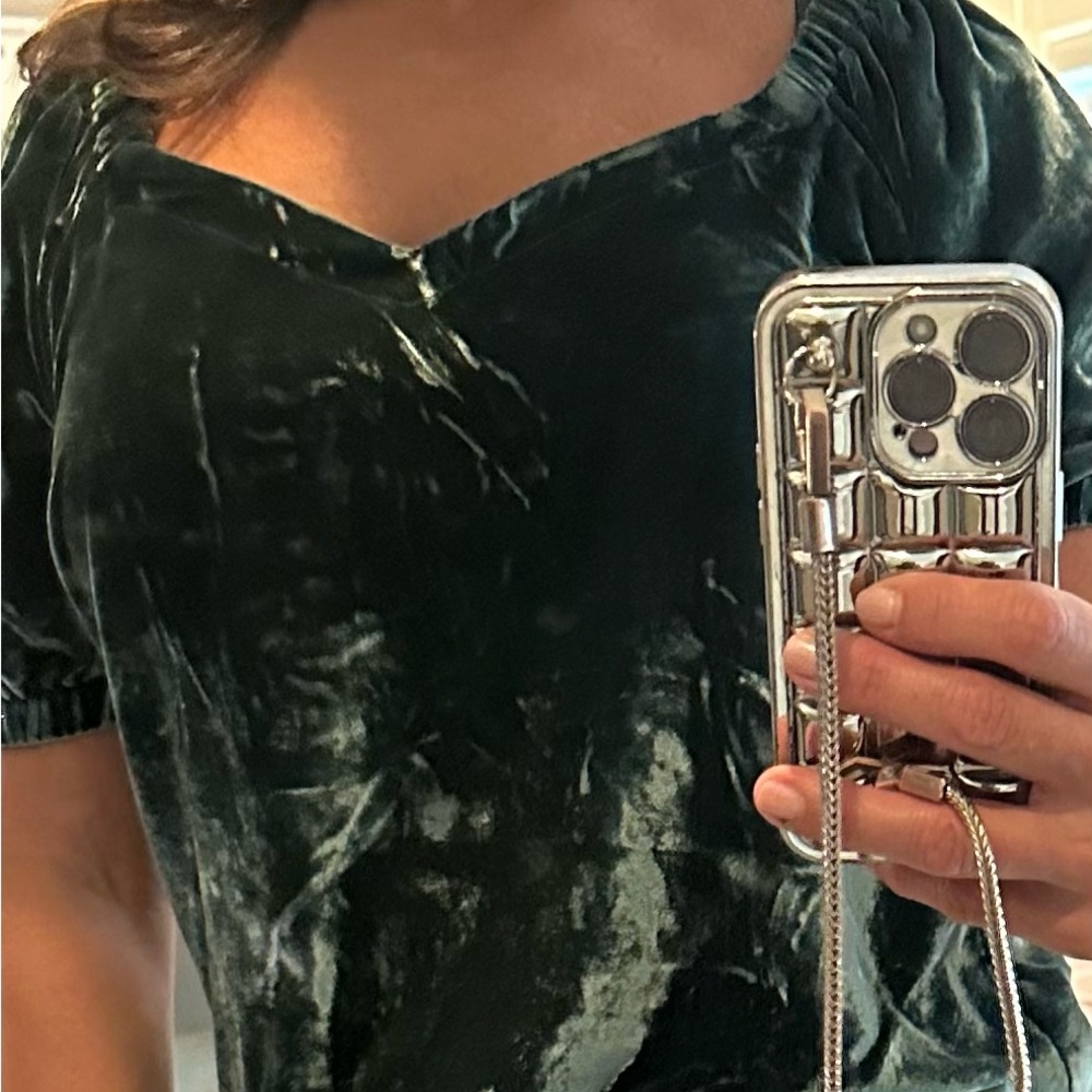 Loft velvet top